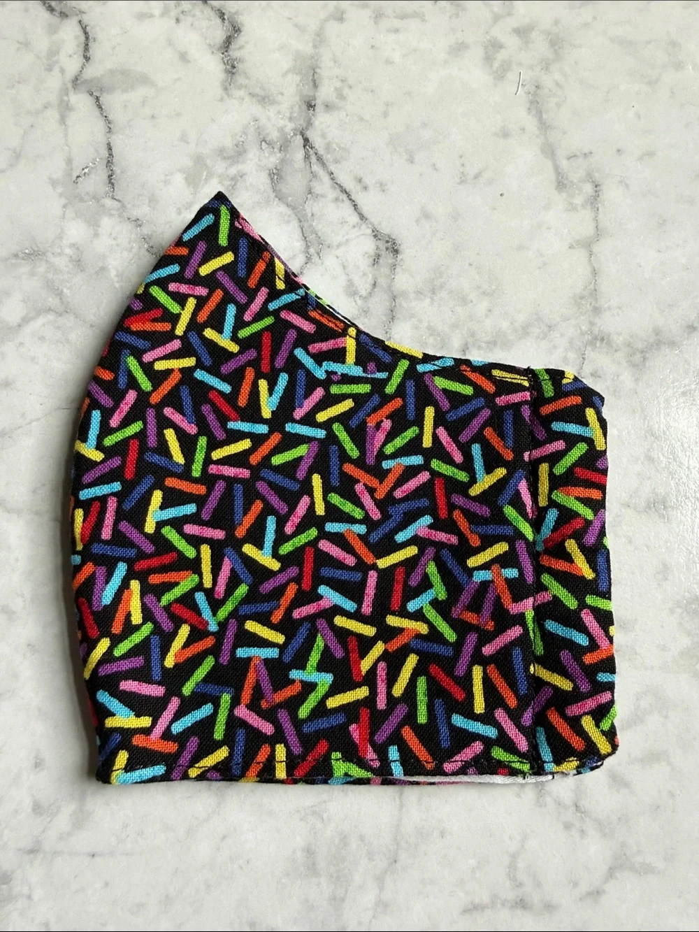 Colorful Sprinkle Print Face Mask - kids